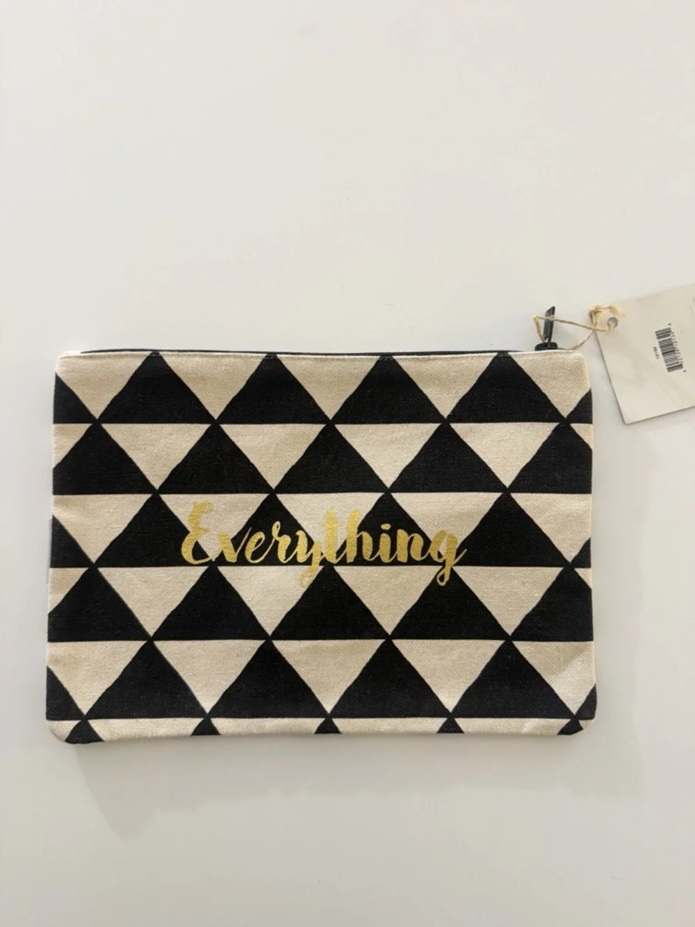 Molly & Rex “Everything” Canvas Zipper Pouch